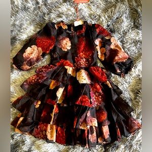 Flower Dress Girl size 6-7years